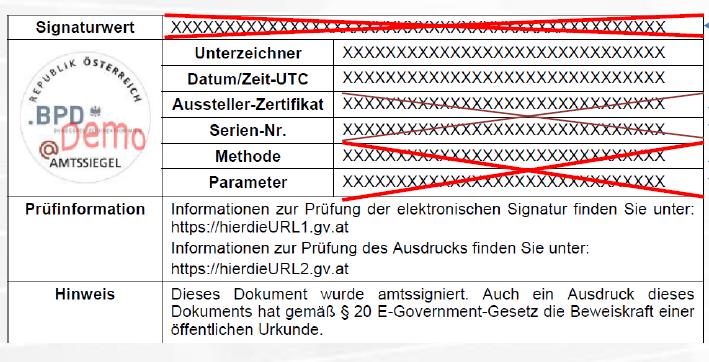 Signaturblock alte Darstellung